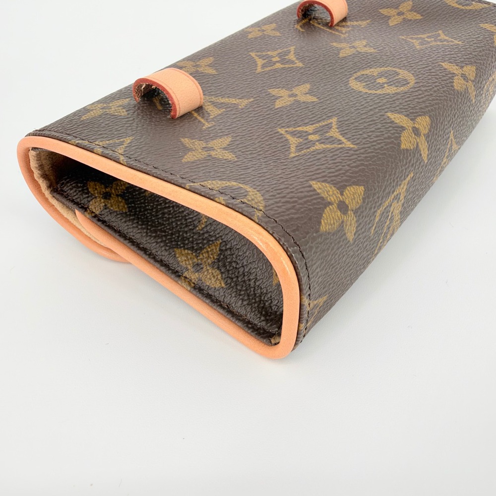 Louis Vuitton Florentine Belt Bag Brown S Monogram Travel Luxury Waist 25-30" - Picture 13 of 16